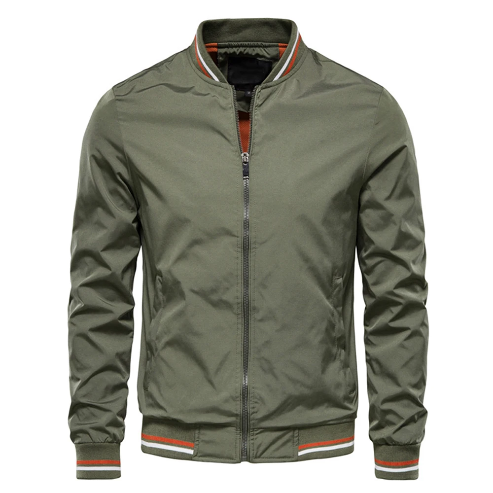 Mens Fashion Bomber Jacket - Jaket Bomber Musim Semi Musim Panas