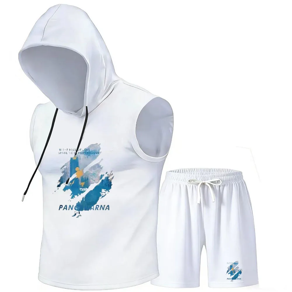 Men'S Fashion 2026 - Set atasan hoodie + celana pendek
