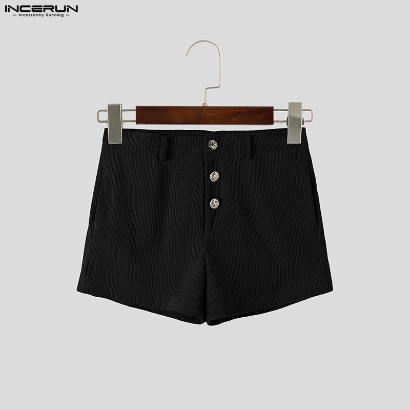 Men'S Fashion 2026 - Celana Pendek Pria INCERUN Warna Polos