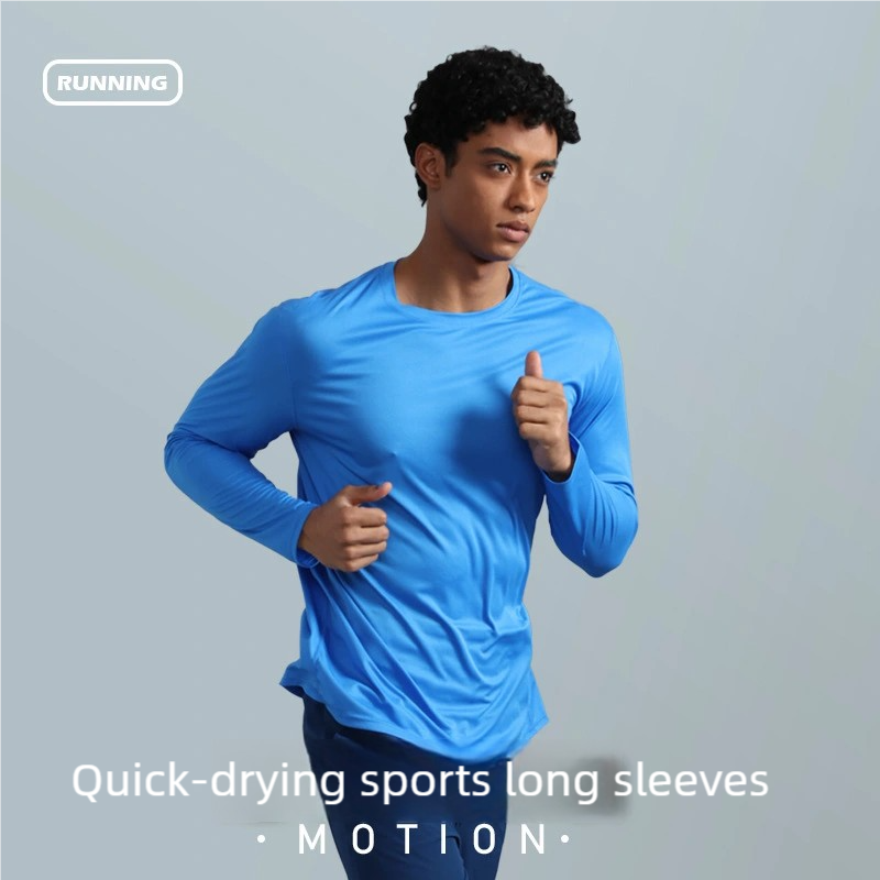 Men'S Fashion Over 50 - Kaos Lengan Panjang UPF 50+ Musim