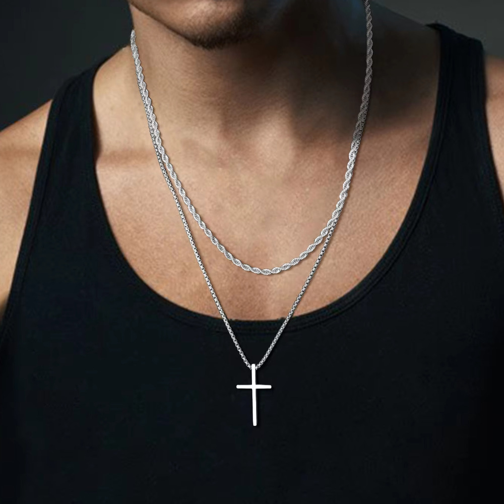 Mens Fashion In The 50S - Kalung Salib Trendi untuk Pria Anak