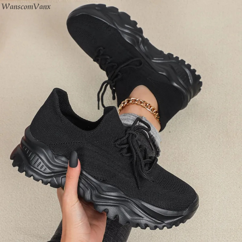 Casual Sneakers Men - Sepatu Sneakers Platform Chunky Fashion untuk