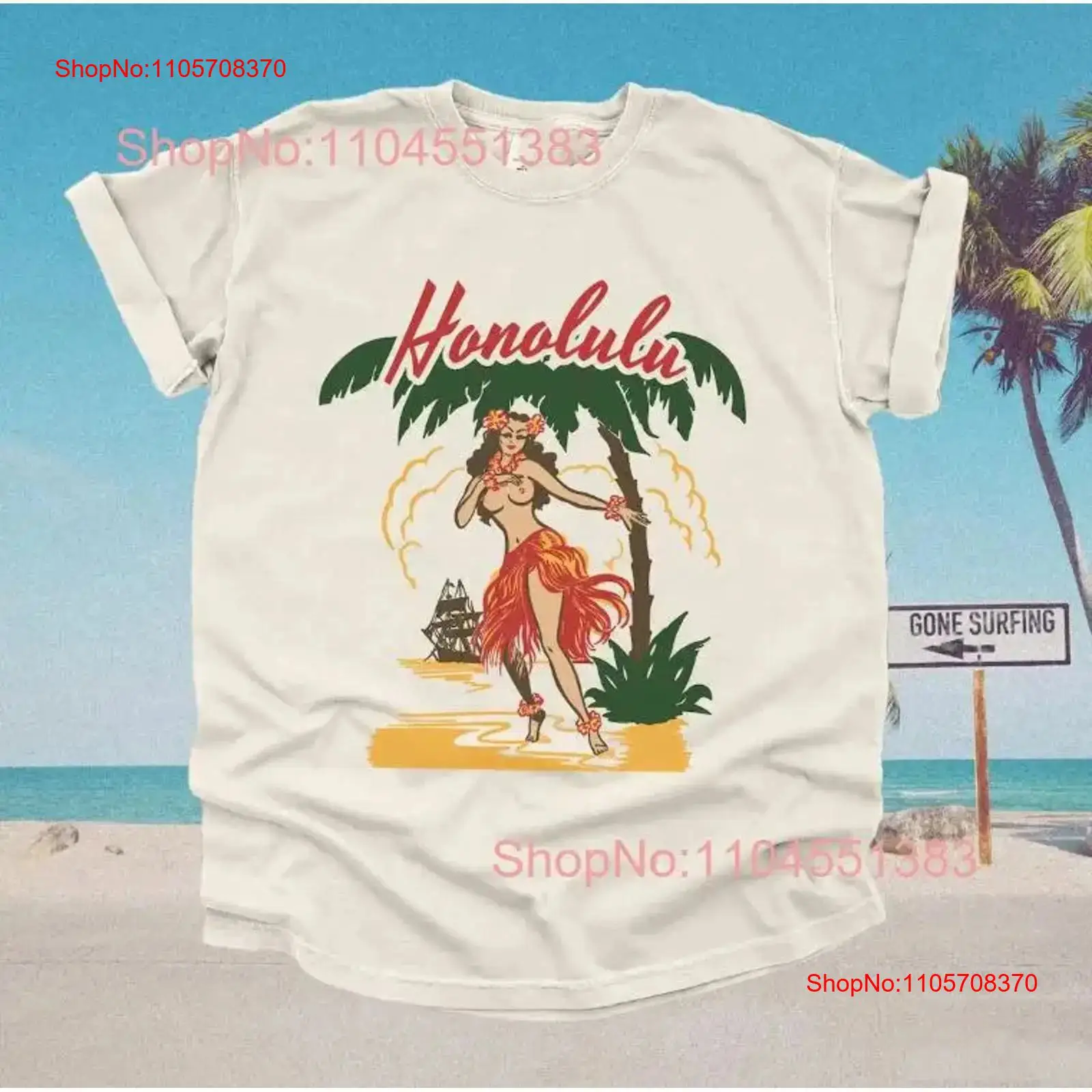 Mens Fashion In The 50S - Kaos Hawaii Honolulu 50-an Retro 1950