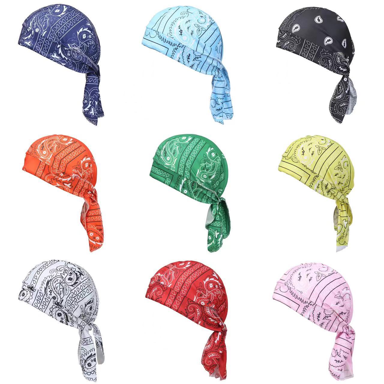 Men'S Fashion With Hat - Syal Bandana Pria, Penutup Kepala Bersepeda,