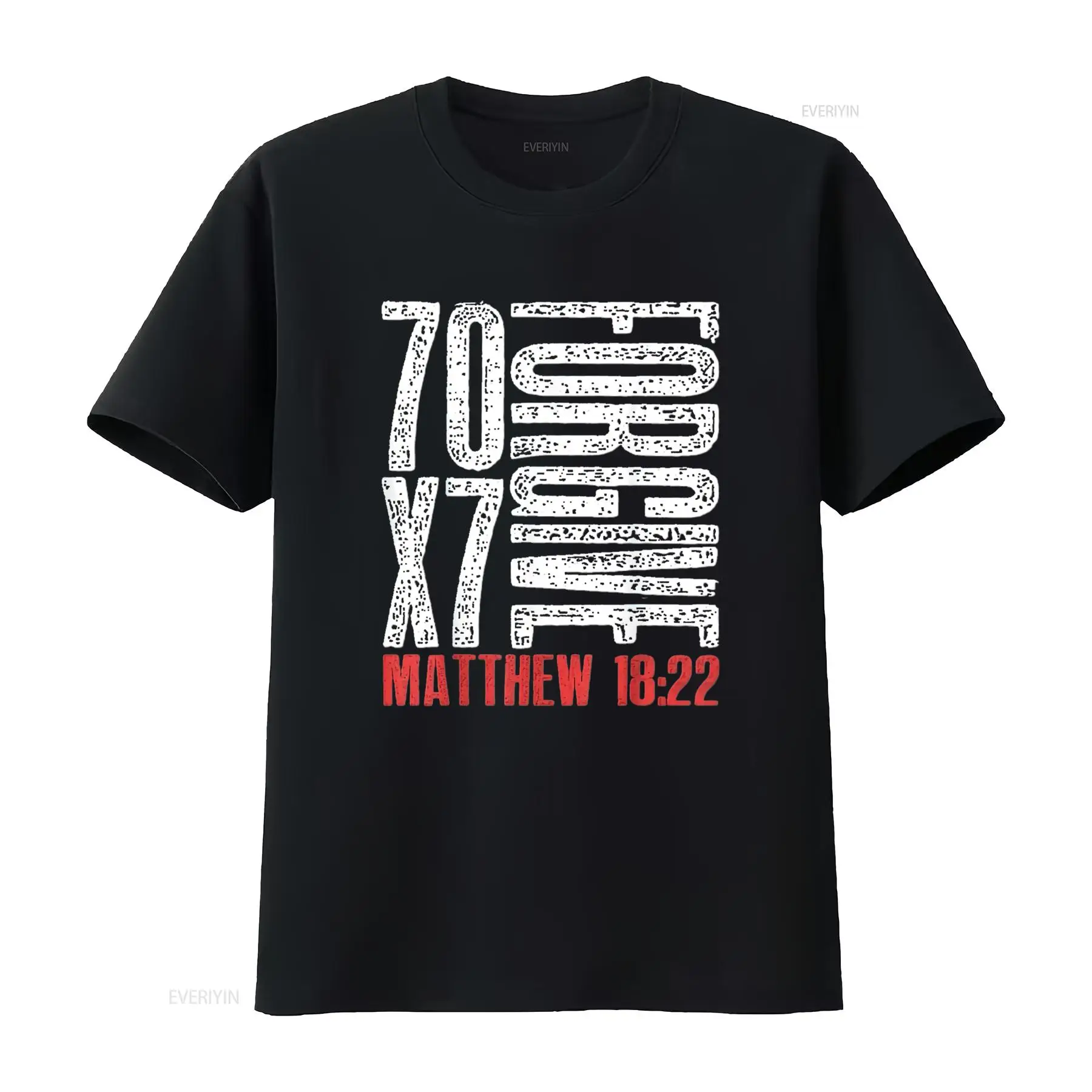 Kaos Pria Forgive 70 X 7 Times - Men'S Fashion X ulasan dan harga