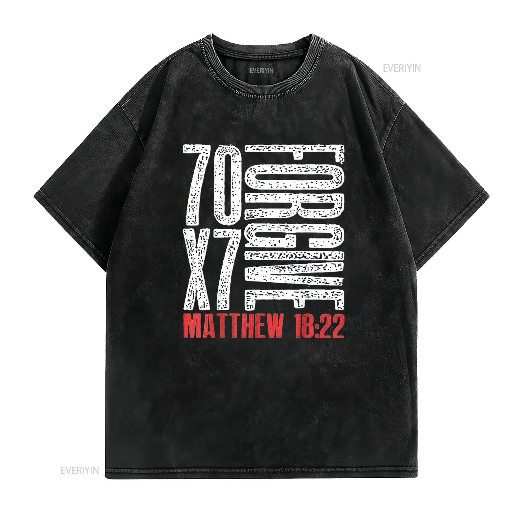 Kaos Pria Forgive 70 X 7 Times - Men'S Fashion X ulasan dan harga