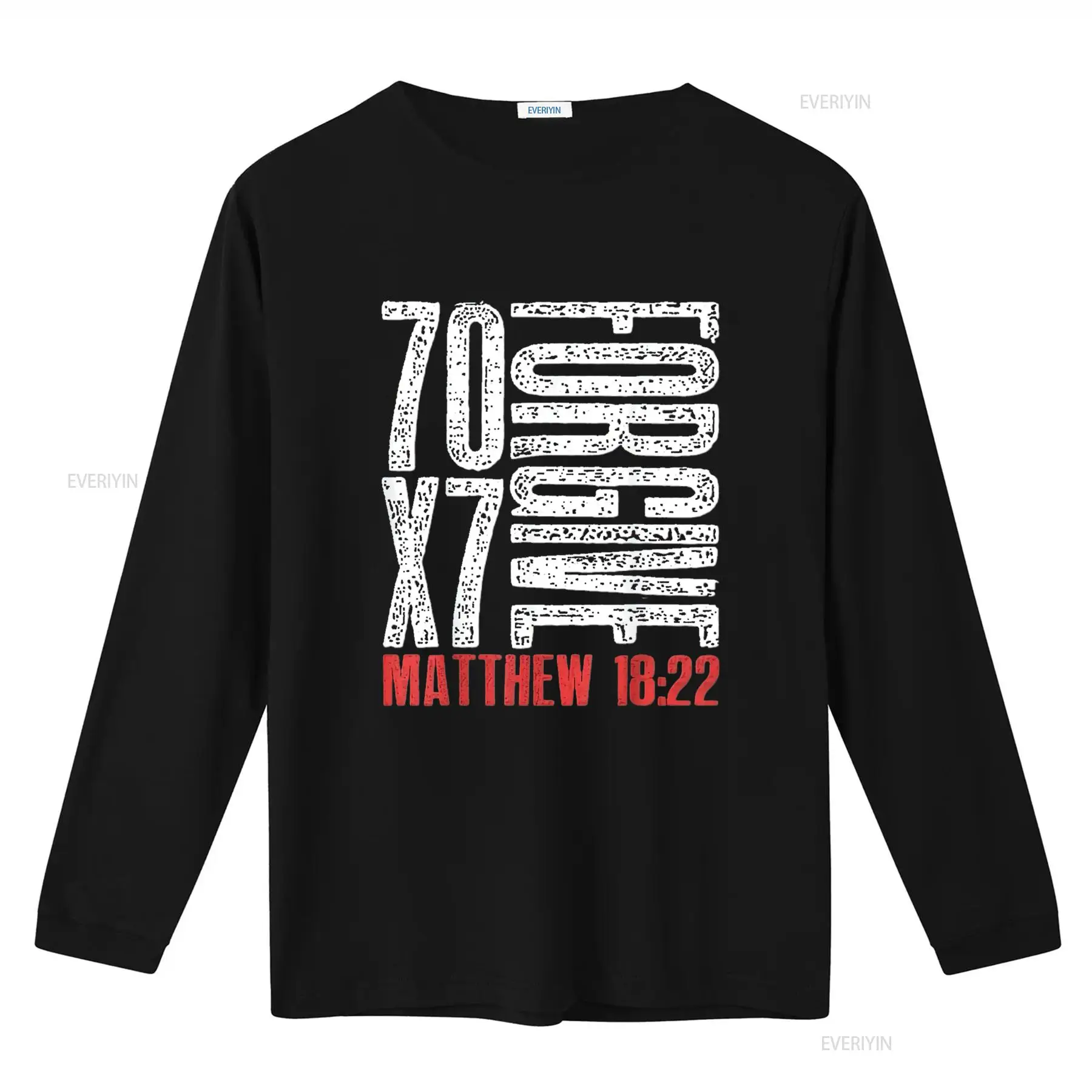 Kaos Pria Forgive 70 X 7 Times - Men'S Fashion X ulasan dan harga