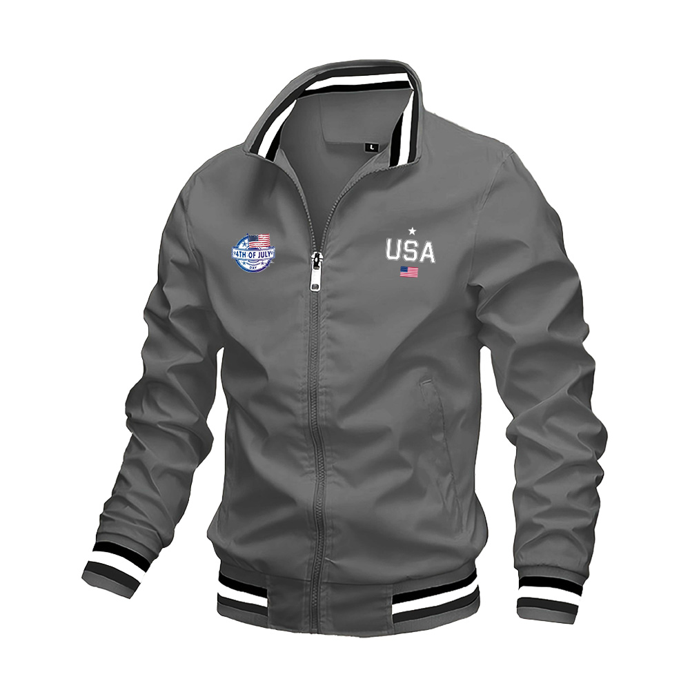 Jaket Pria Mantel Luar Ruangan - Mens Fashion Bomber Jacket ulasan dan harga