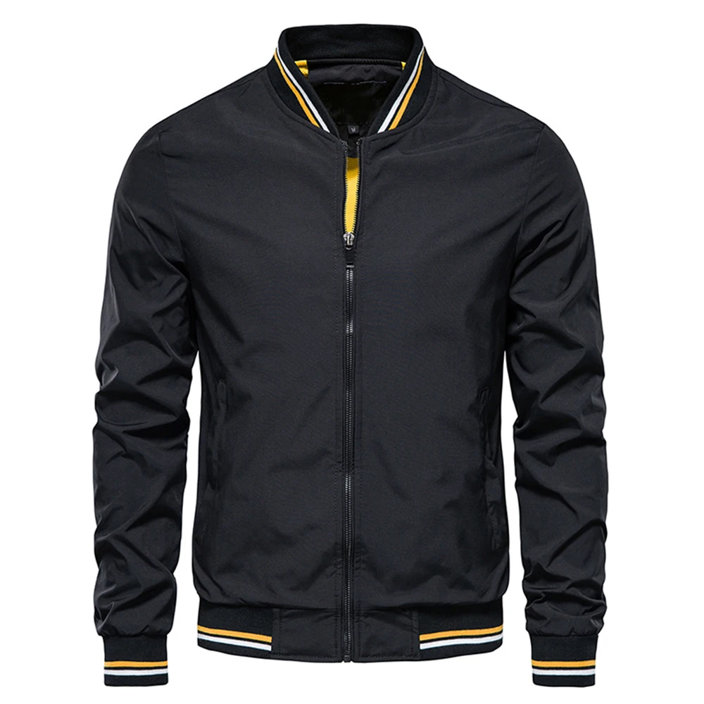 Jaket Bomber Musim Semi Musim  - Mens Fashion Bomber Jacket ulasan dan harga