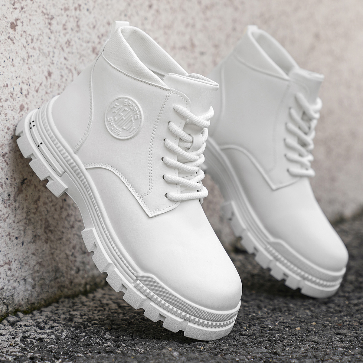 Sepatu Bot Motor Putih Pria Mo - Men'S Fashion Footwear ulasan dan harga