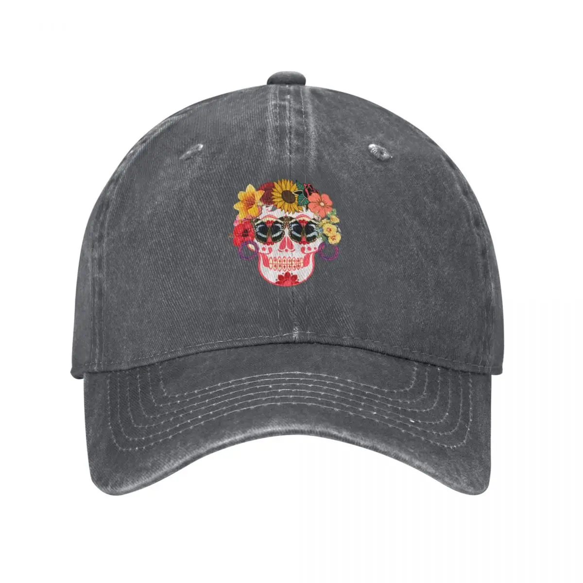 Topi Bisbol Flowery Sugarskull - Men'S Fashion Outlets ulasan dan harga