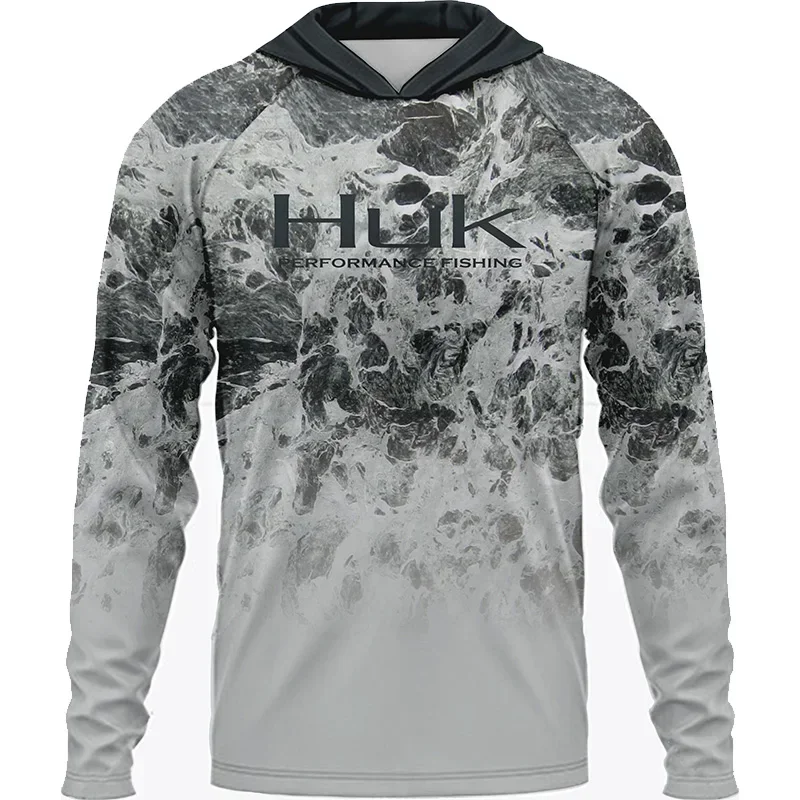 HUK Fishing Long Sleeve UPF 50 - Men'S Fashion Over 50 ulasan dan harga
