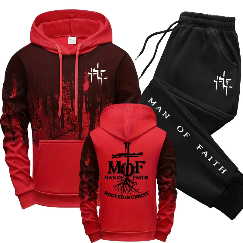 Man of Faith Setelan Olahraga  - Men'S Fashion 2026 ulasan dan harga