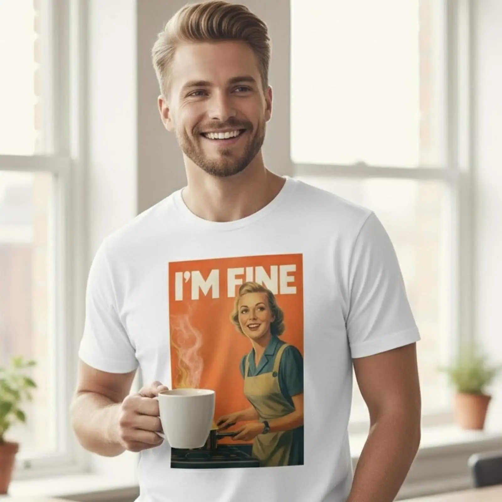I amp 39 m Fine Meme T Shirt L - Mens Fashion In The 50S ulasan dan harga
