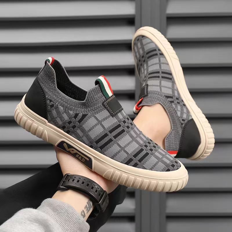 Sepatu Kaus Kaki Slip-On Pria  - Casual Sneakers Men ulasan dan harga