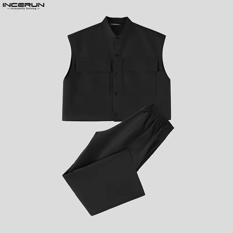 INCERUN Set Pria Atasan Crop T - Men'S Fashion 2026 ulasan dan harga
