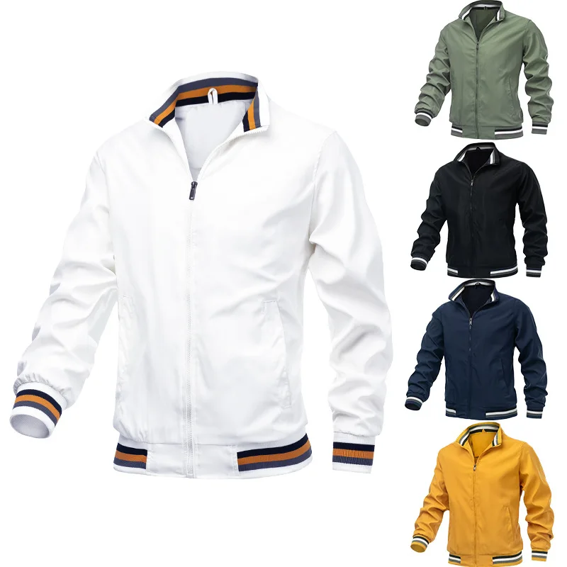 Jaket Bomber Musim Semi Musim  - Mens Fashion Bomber Jacket ulasan dan harga