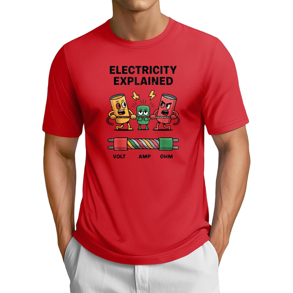 Kaos Lucu Penjelasan Fisika Li - Men'S Fashion Explained ulasan dan harga