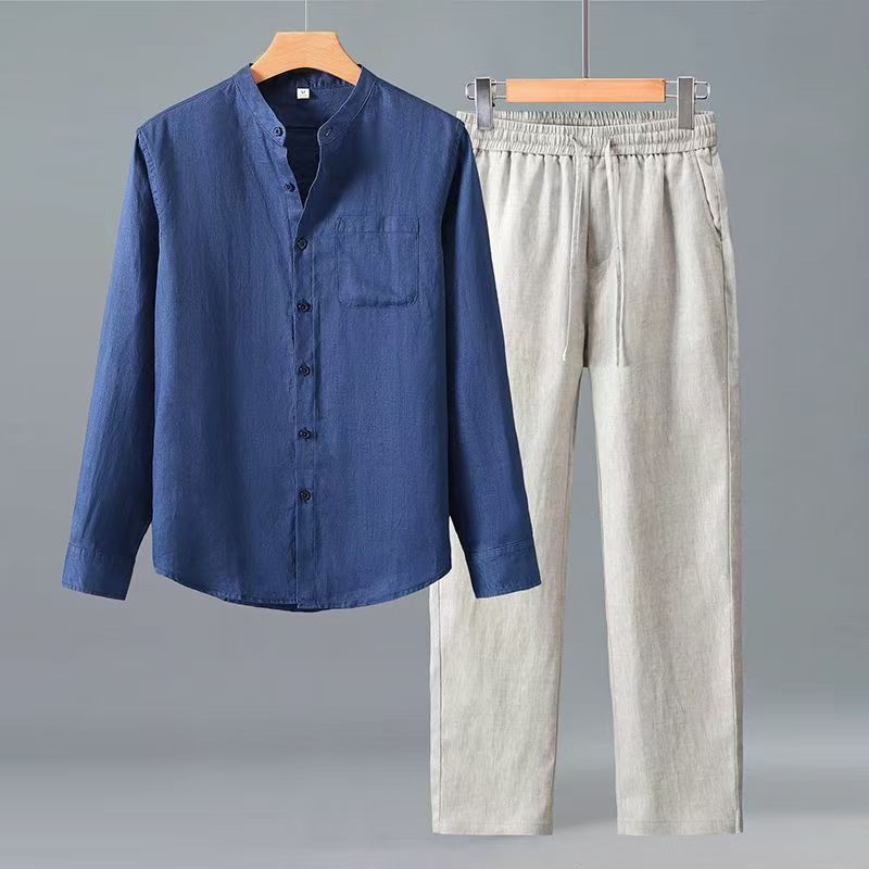 (Kemeja + Celana Panjang) Keme - Men'S Fashion 2026 ulasan dan harga