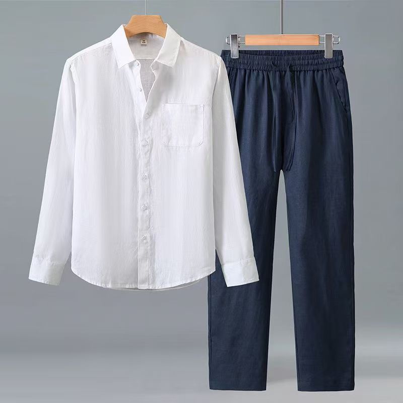 (Kemeja + Celana Panjang) Keme - Men'S Fashion 2026 ulasan dan harga
