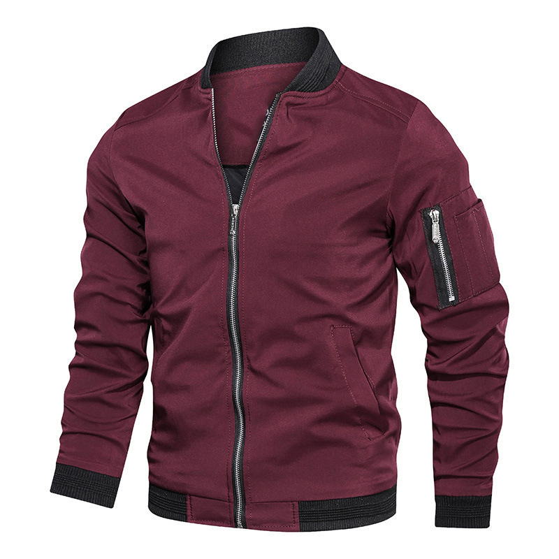 Jaket Windbreaker Pria Musim S - Mens Fashion Bomber Jacket ulasan dan harga