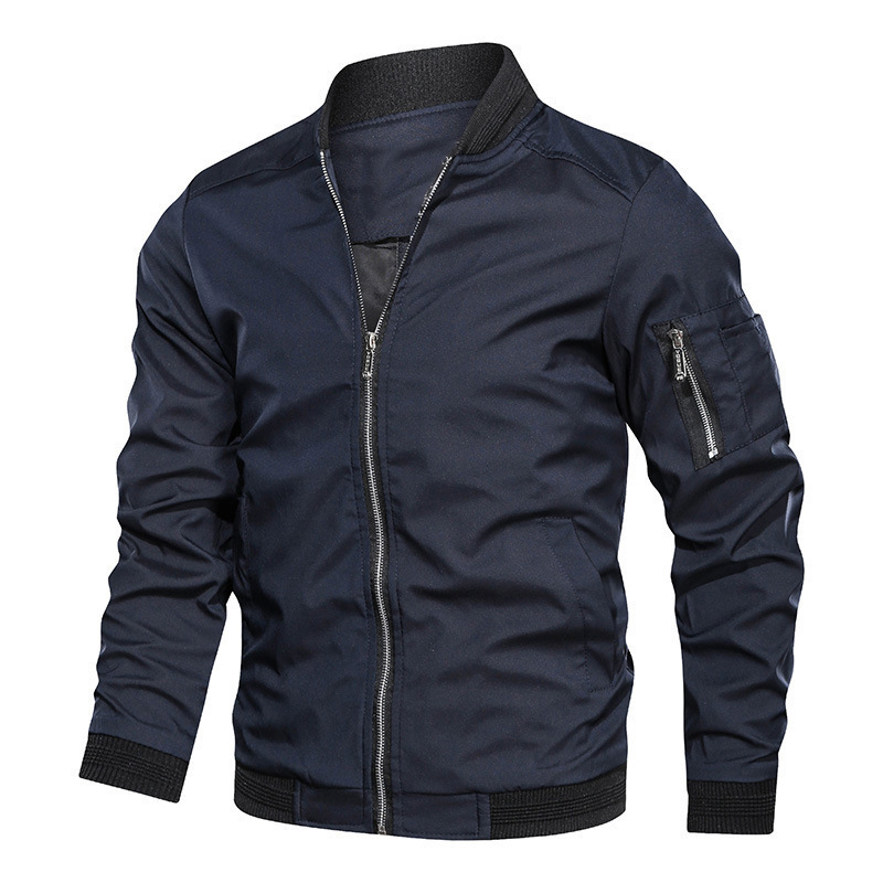 Jaket Windbreaker Pria Musim S - Mens Fashion Bomber Jacket ulasan dan harga