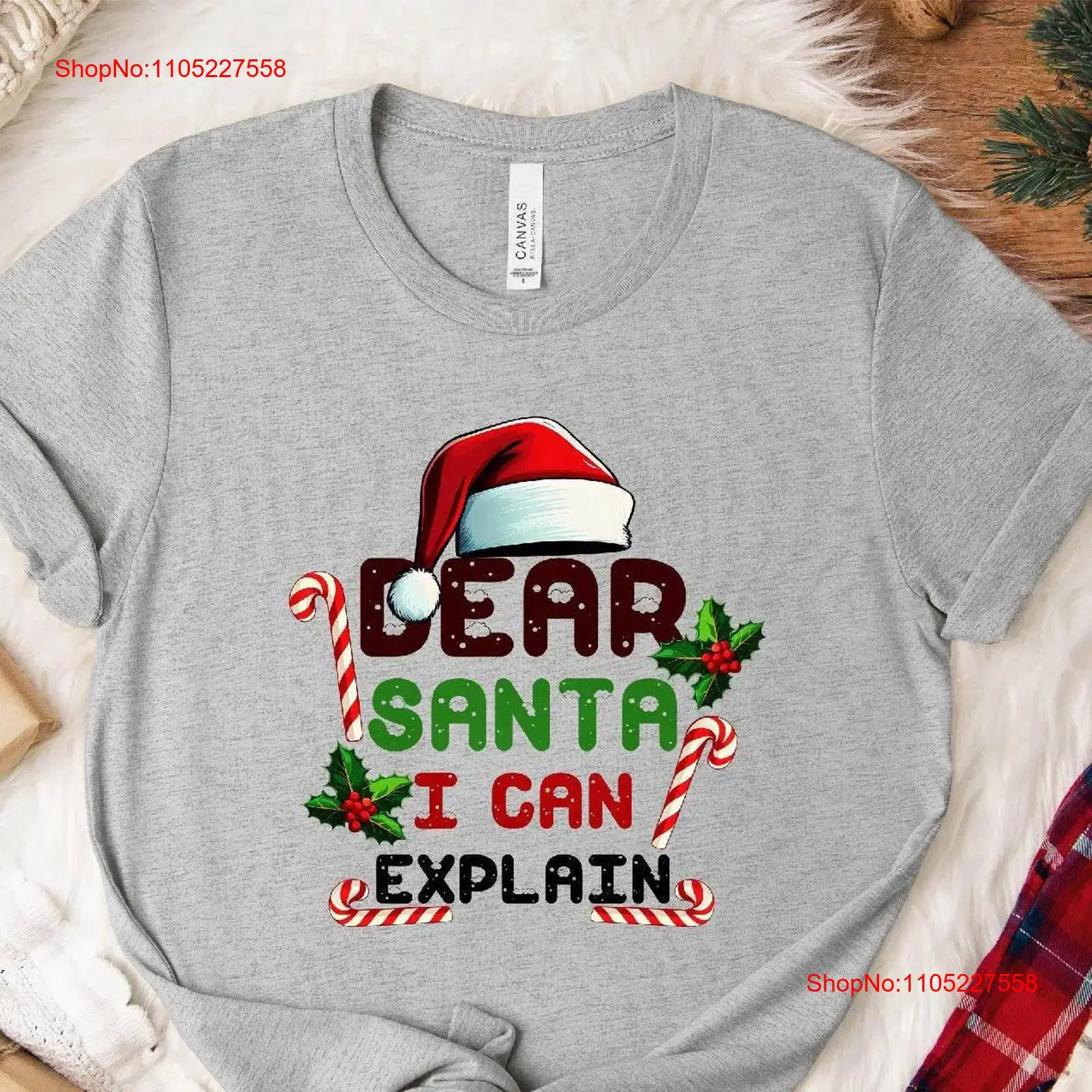 Dear Santa I Can Explain T-shi - Men'S Fashion Explained ulasan dan harga