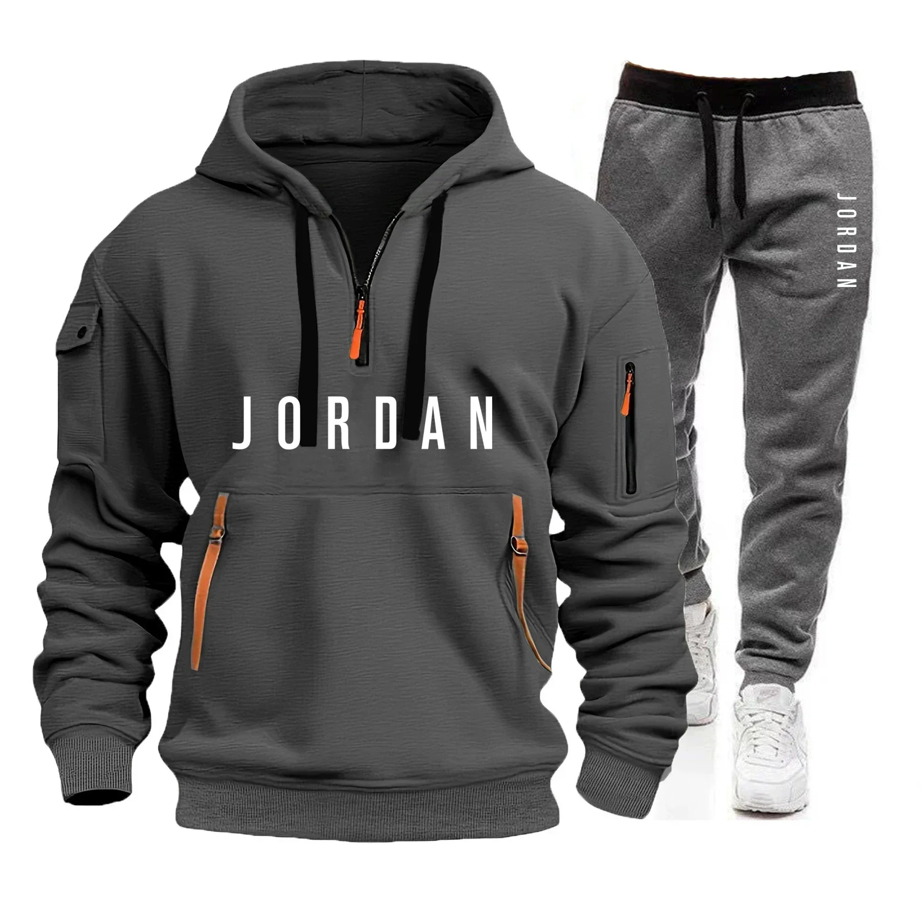 Setelan Sweatshirt Hoodie Pria - Men'S Fashion 2026 ulasan dan harga
