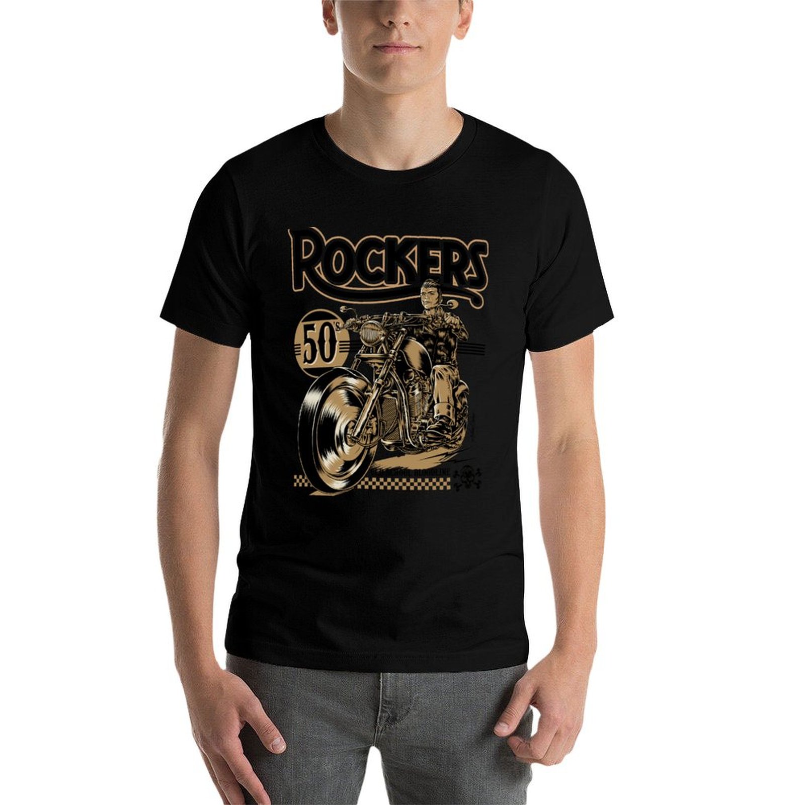 Kaos Rockers 50s Fashion Seder - Mens Fashion In The 50S ulasan dan harga