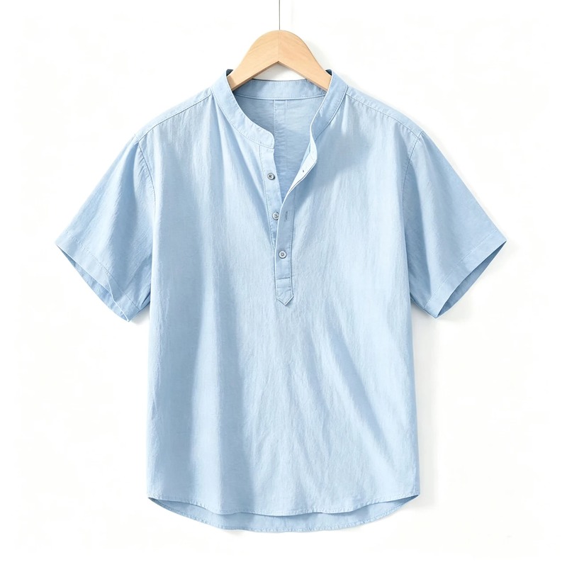 Kemeja Pria Katun Linen Lengan - Linen Shirt Summer ulasan dan harga