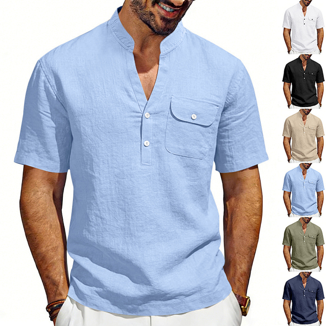 Kemeja linen musim panas pria  - Linen Shirt Summer ulasan dan harga