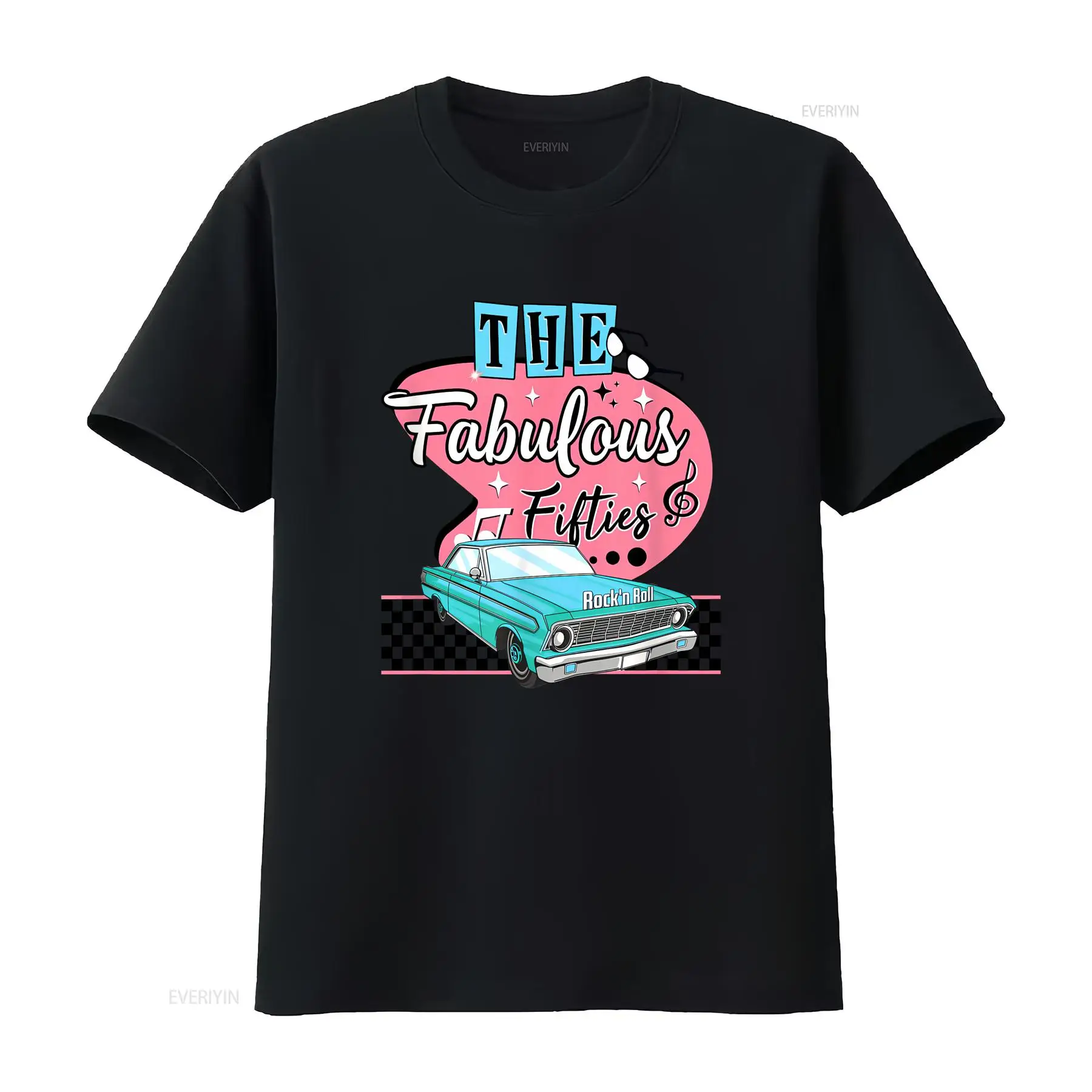 Kaos Vintage The Fabulous Fift - Mens Fashion In The 50S ulasan dan harga