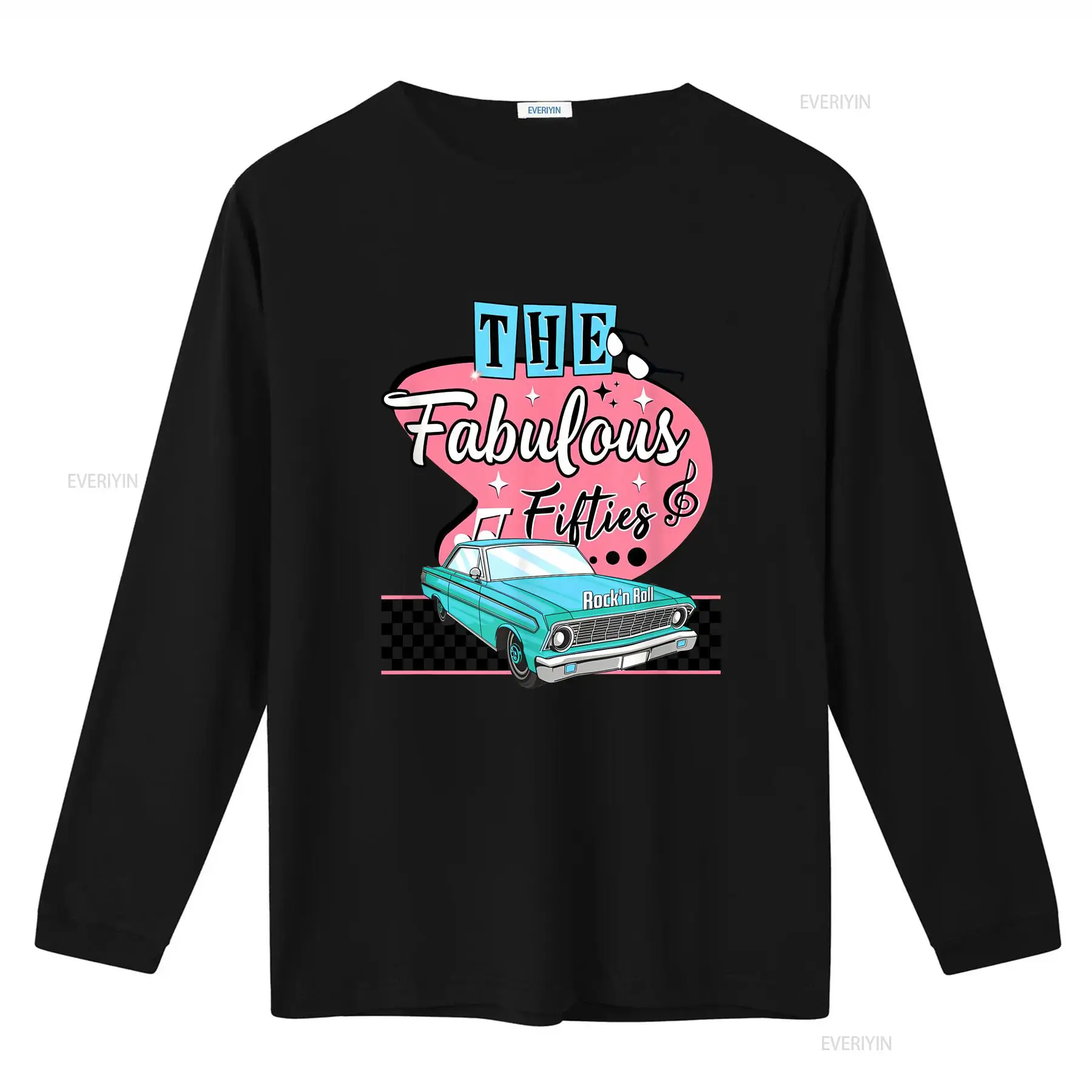 Kaos Vintage The Fabulous Fift - Mens Fashion In The 50S ulasan dan harga
