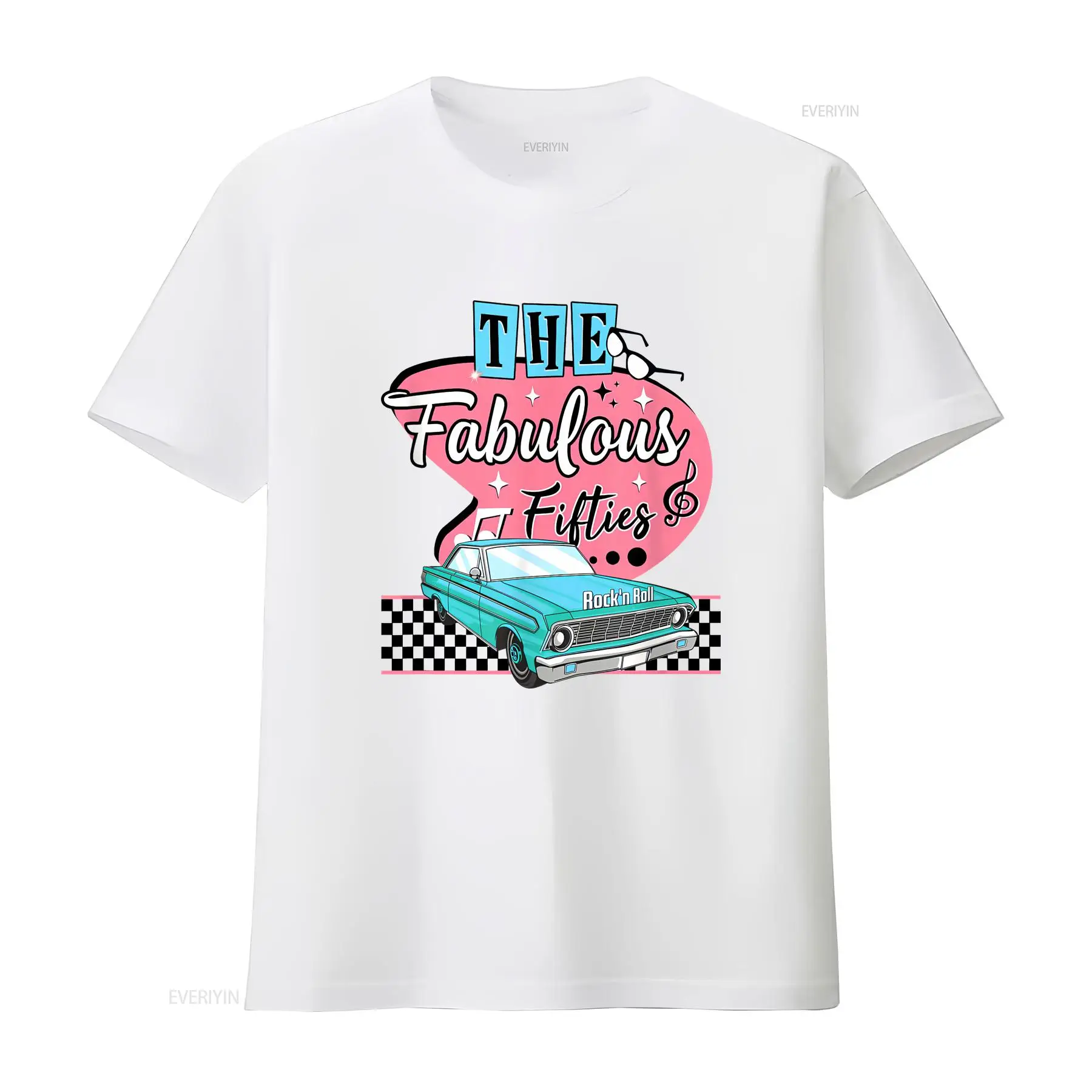 Kaos Vintage The Fabulous Fift - Mens Fashion In The 50S ulasan dan harga