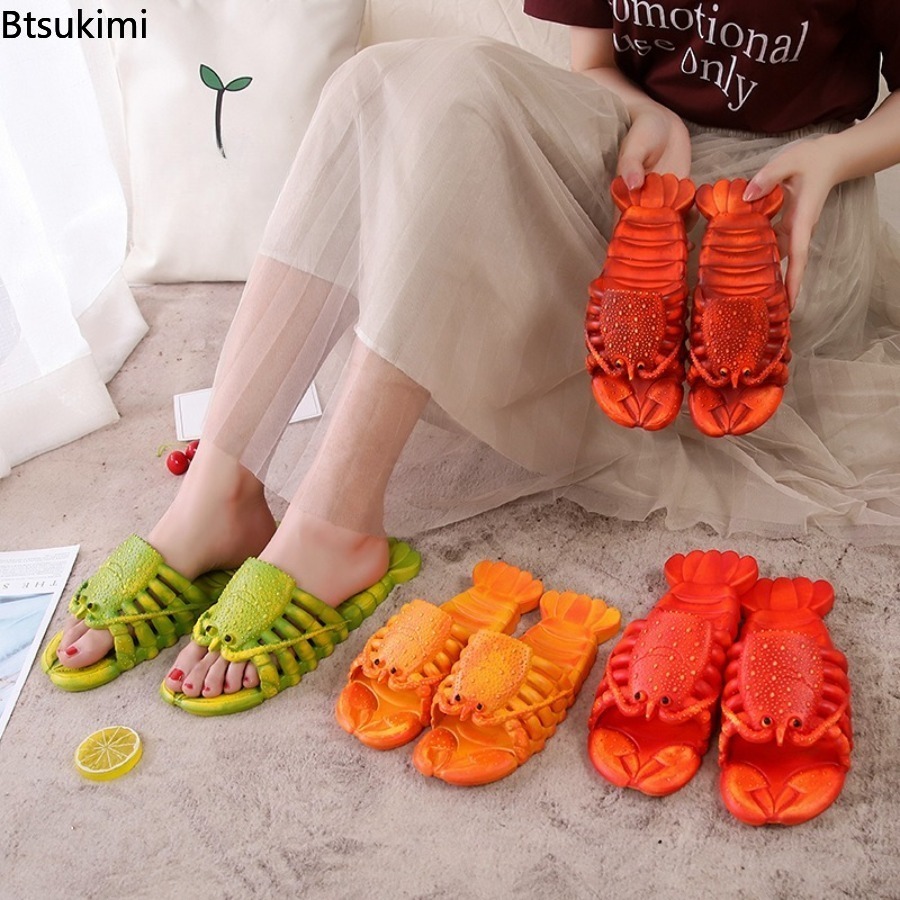 Sandal Lobster Kartun Musim Pa - Men'S Fashion Shoes ulasan dan harga
