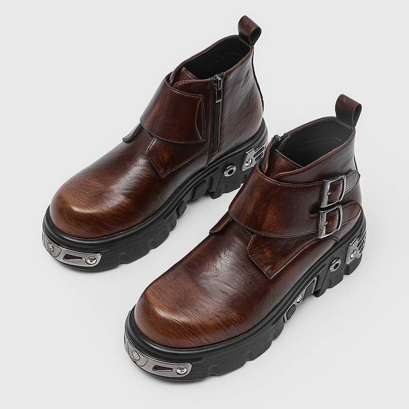 Sepatu bot platform punk goth  - Men'S Fashion Footwear ulasan dan harga