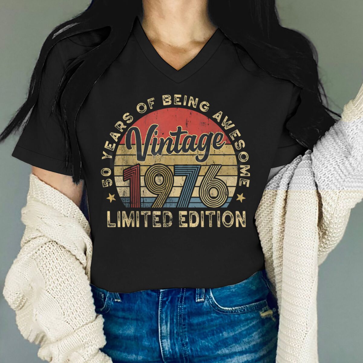 Kaus Cetak Vintage 1976 50 Tah - Men'S Fashion Over 50 ulasan dan harga
