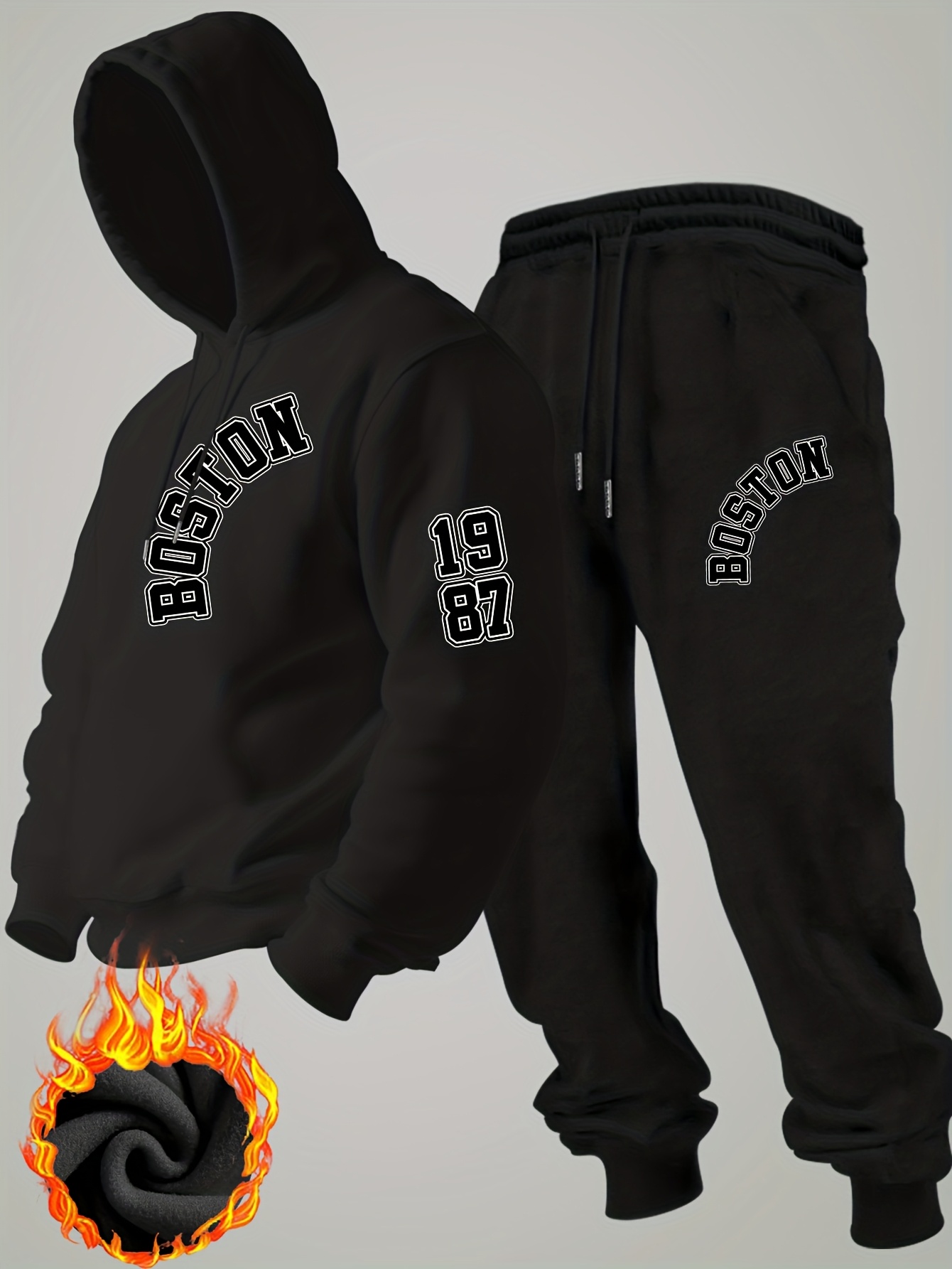 2026 Setelan Hoodie Fleece Mus - Men'S Fashion 2026 ulasan dan harga
