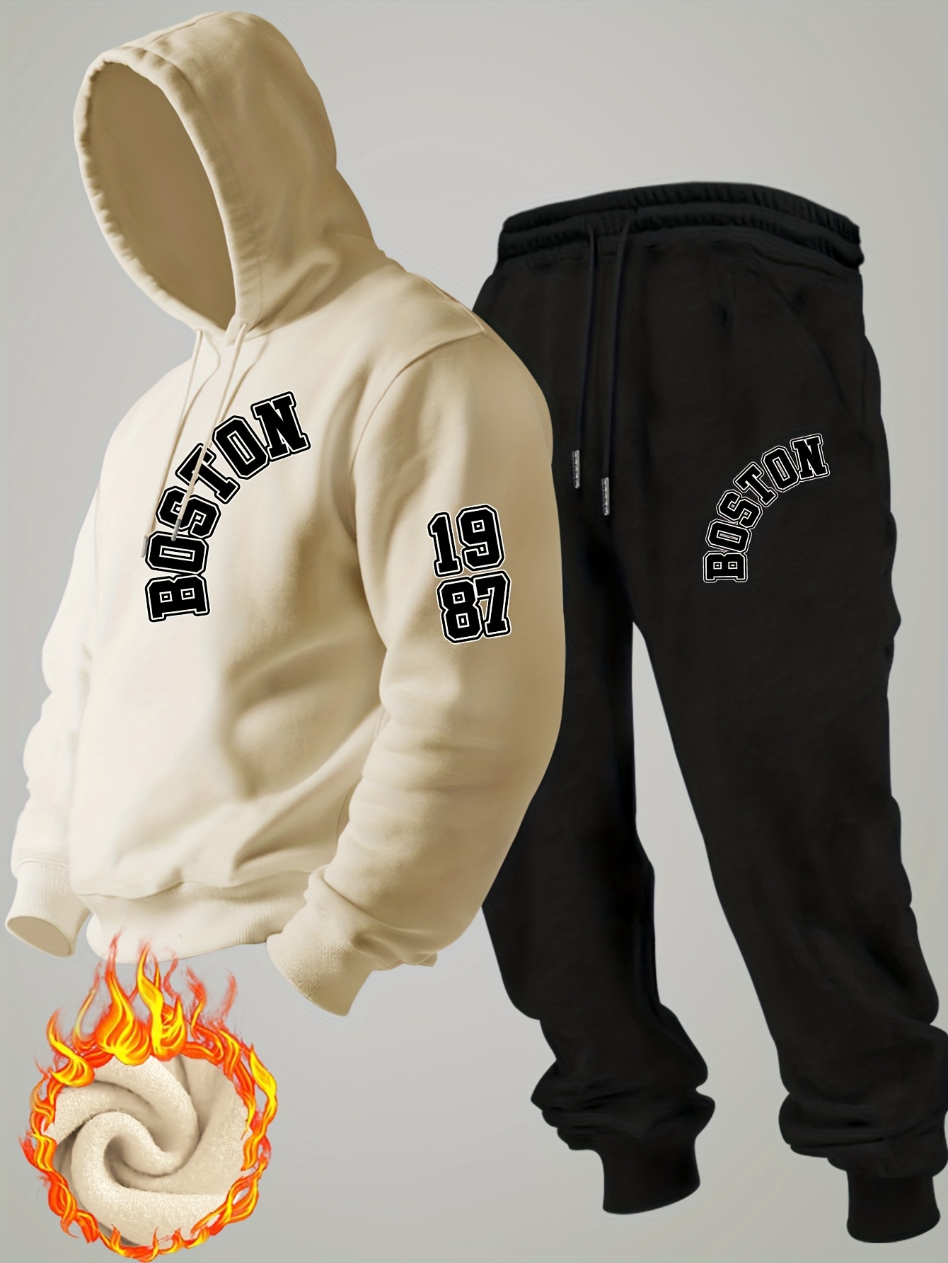 2026 Setelan Hoodie Fleece Mus - Men'S Fashion 2026 ulasan dan harga